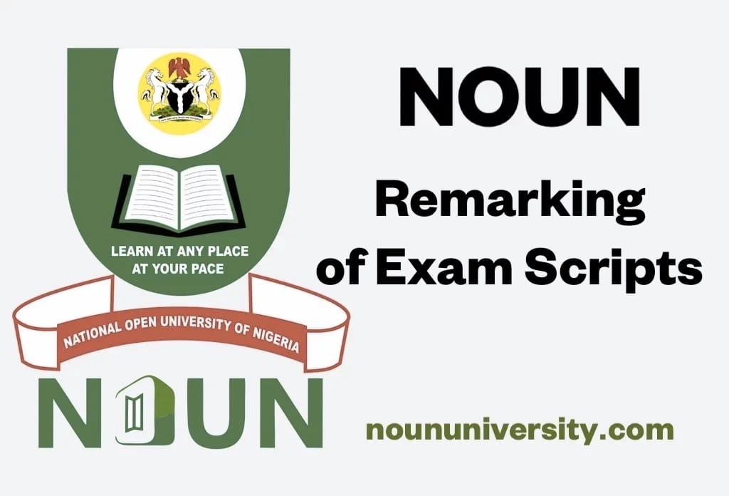 NOUN Remarking of Exam Scripts & Re-Computation of Results