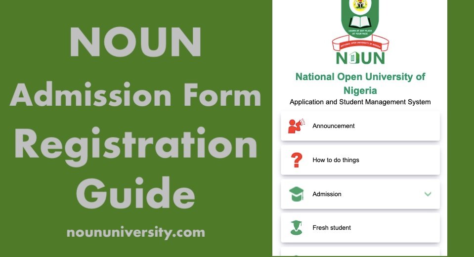 Noun Registration Portal Guide Via Nouonline.nou.edu.ng